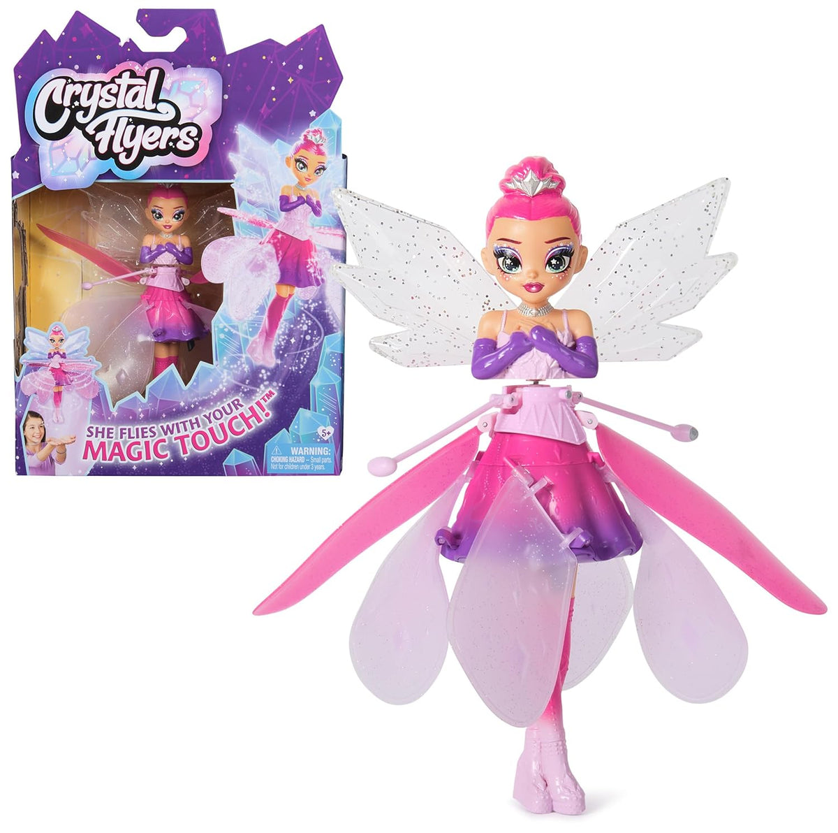 Magical Flying Doll with Crystal Wings