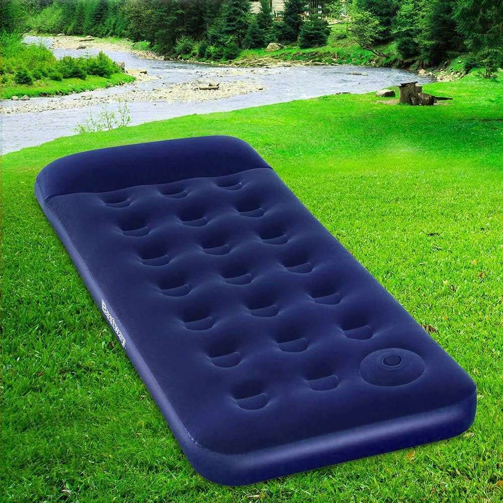Junior Twin Built-in Foot Pump Airbed 185x76x28cm, 1 Person Air Bed Junior Twin Built-in Foot Pump Airbed 185x76x28cm, 1 Person Junior Twin Built-in Foot Pump Airbed 185x76x28cm, 1 Person Bestway
