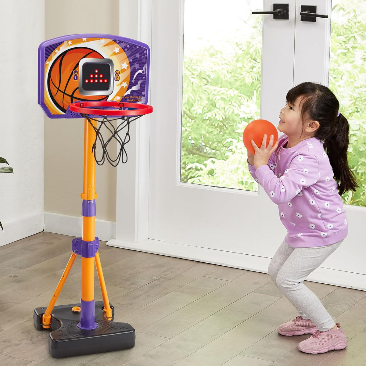 Super Interactive Basketball Hoop, Electronic and Evolutionary Children's Basketball Game