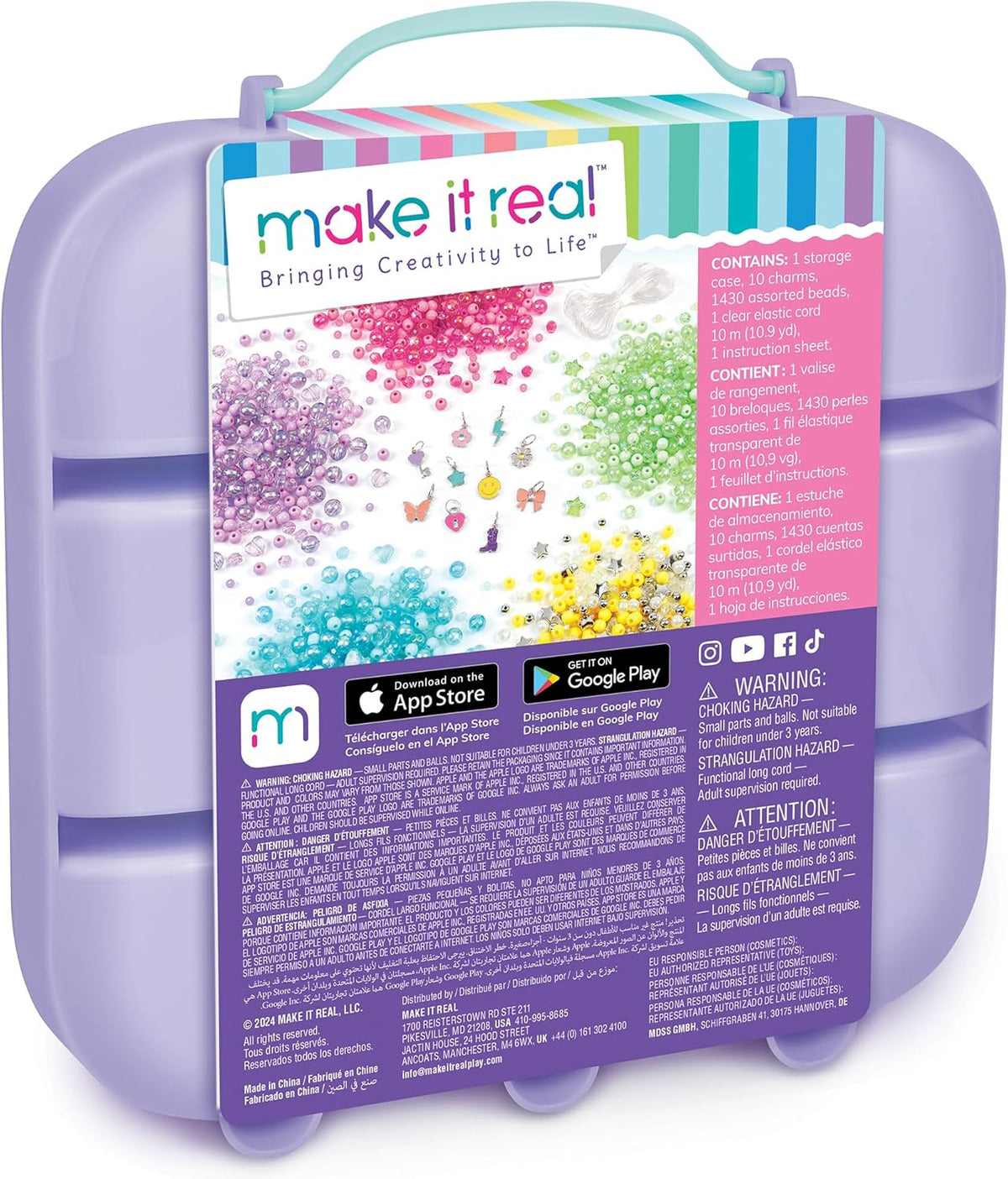 Creator Bead Studio - 1443 pc, DIY Bracelet Kit