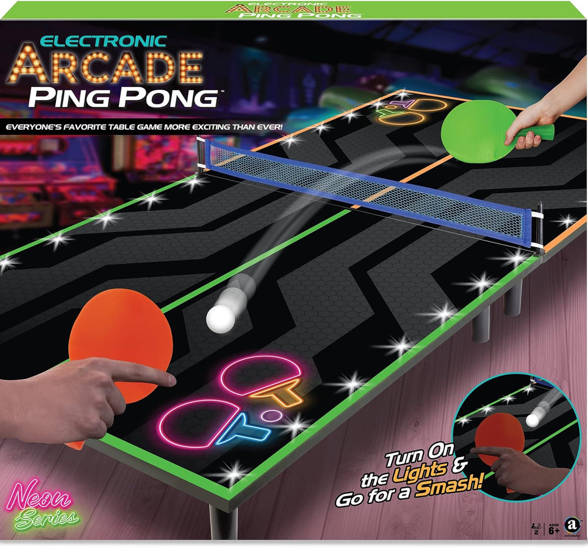 Electronic Arcade Ping-Pong - Neon Series