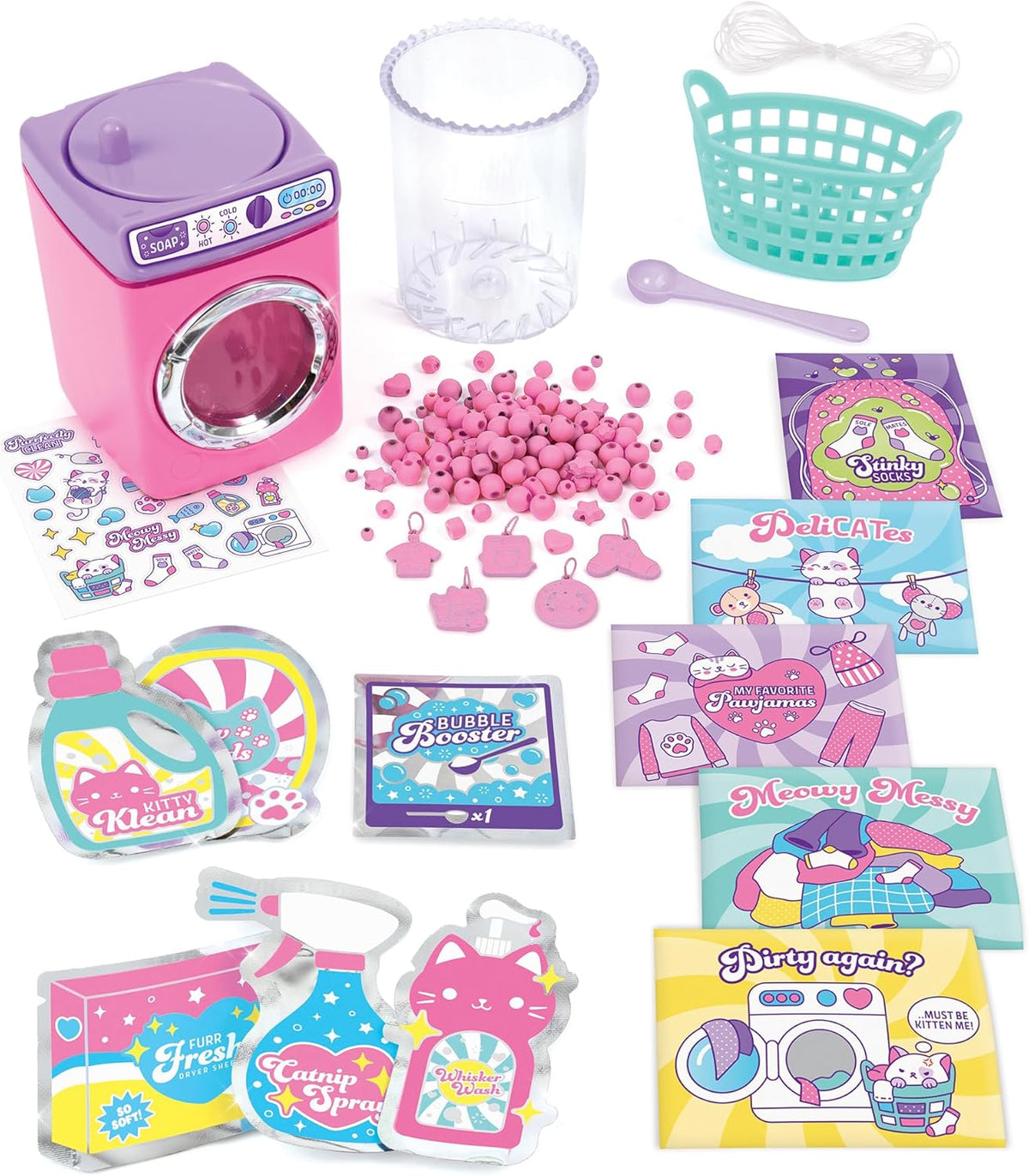 Purr-FECT Wash 'N Bead Bracelets - 141pc