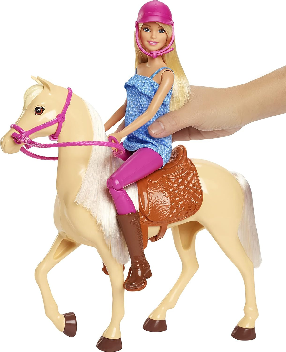 Doll & Toy Horse Set