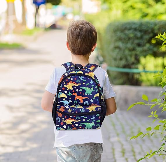 BACKPACK Dino 28X17X33 - 2 pieces