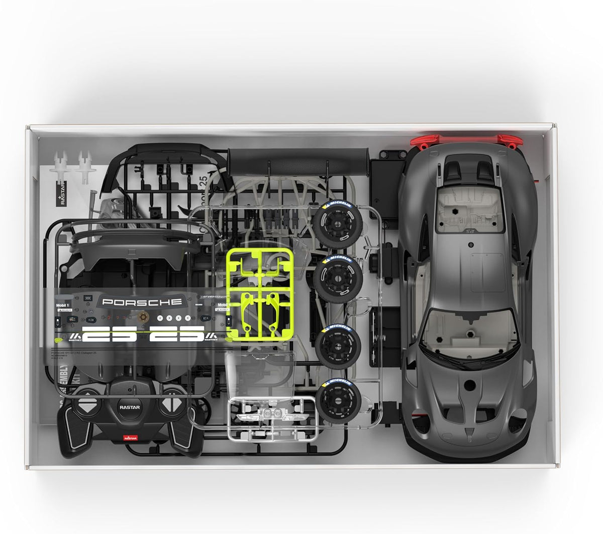 Building Kit, 1/18 Scale Compatible Porsche 911 GT2 RS Clubsport