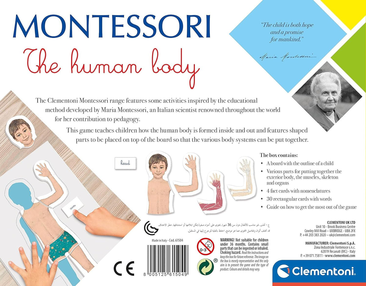Montessori Human body Learning Toy