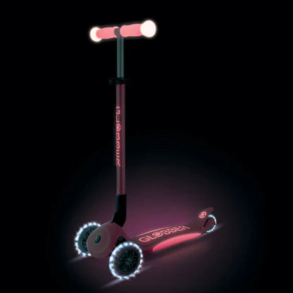 Elite Glow Lights Pink Scooter