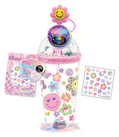Light Up Tumbler Groovy Flower