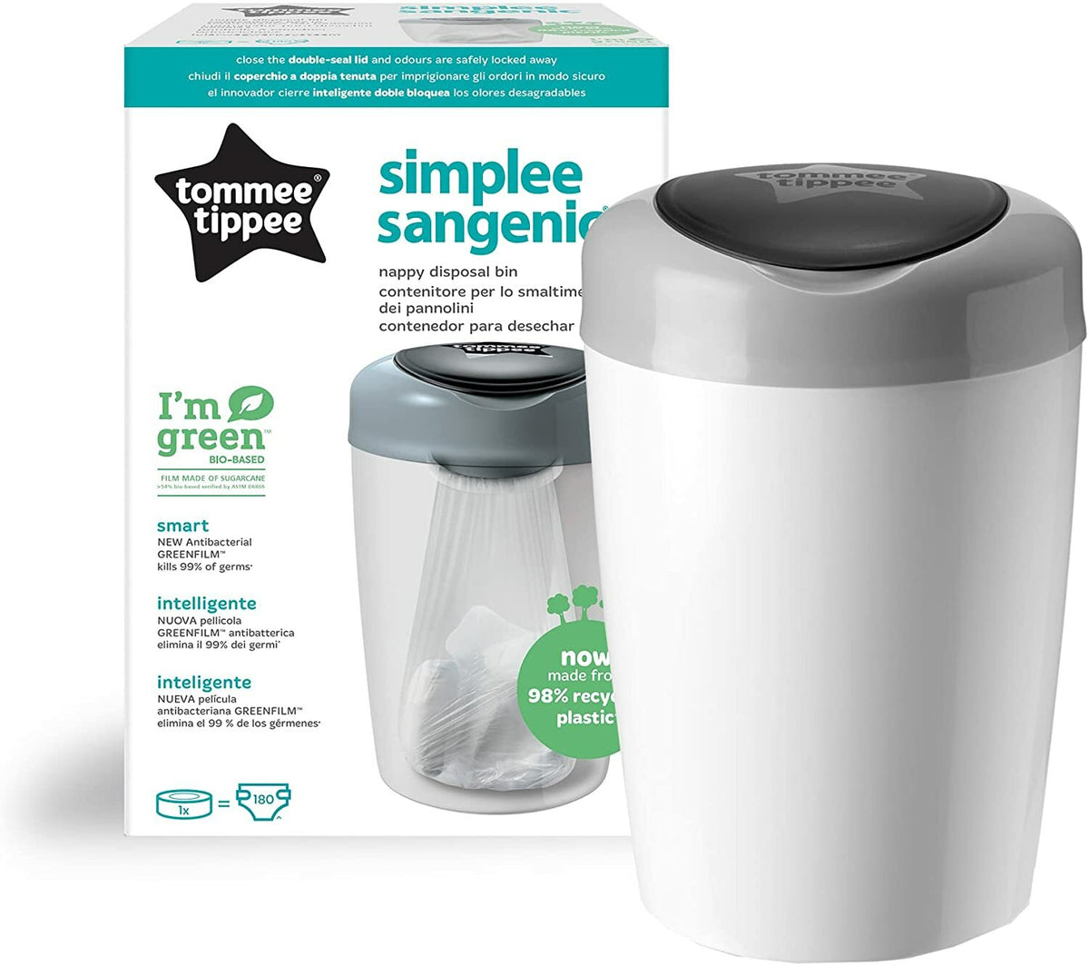 Tub Simplee White/Grey