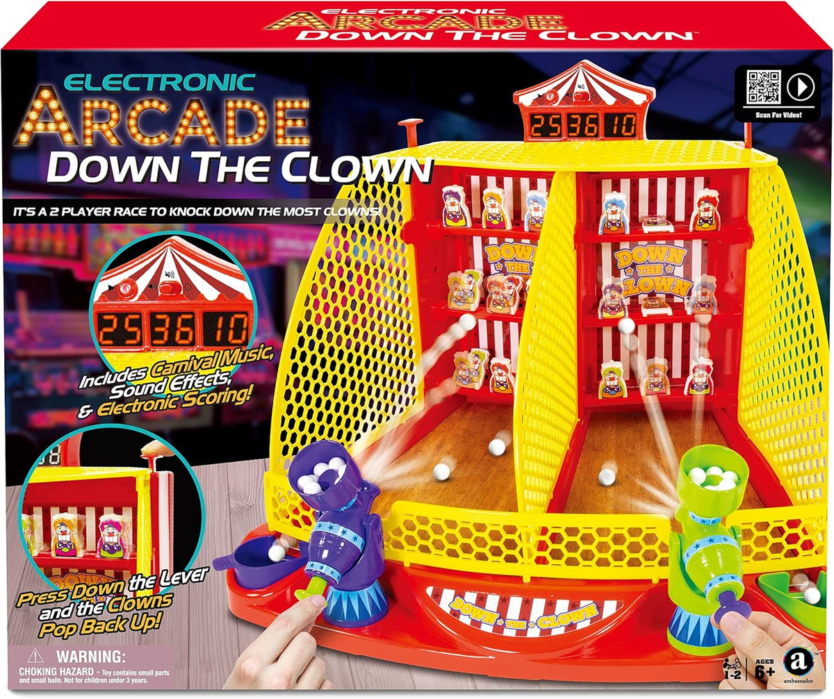 Electronic Arcade Down The Clown Game