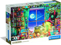 Puzzle 500 Pieces, HQC to The Moon Compact Box