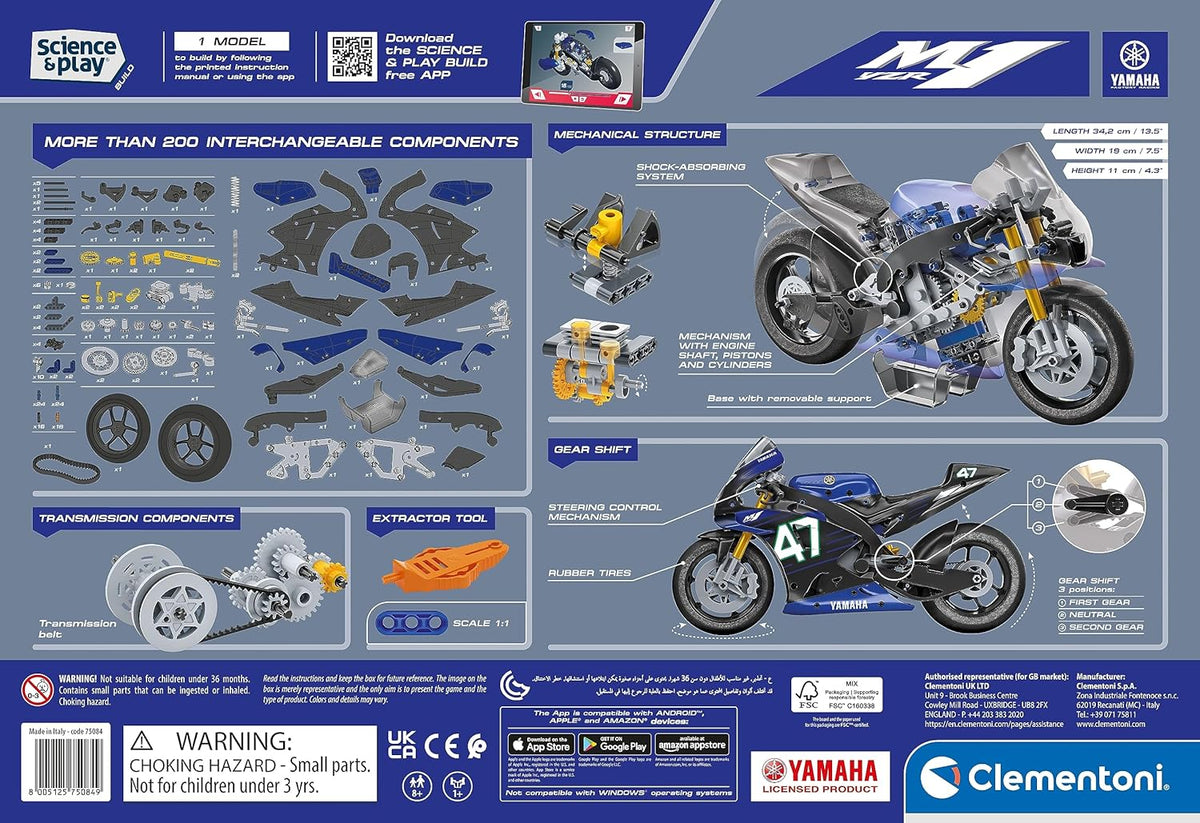 Yamaha M1: Motorcycle Building Set
