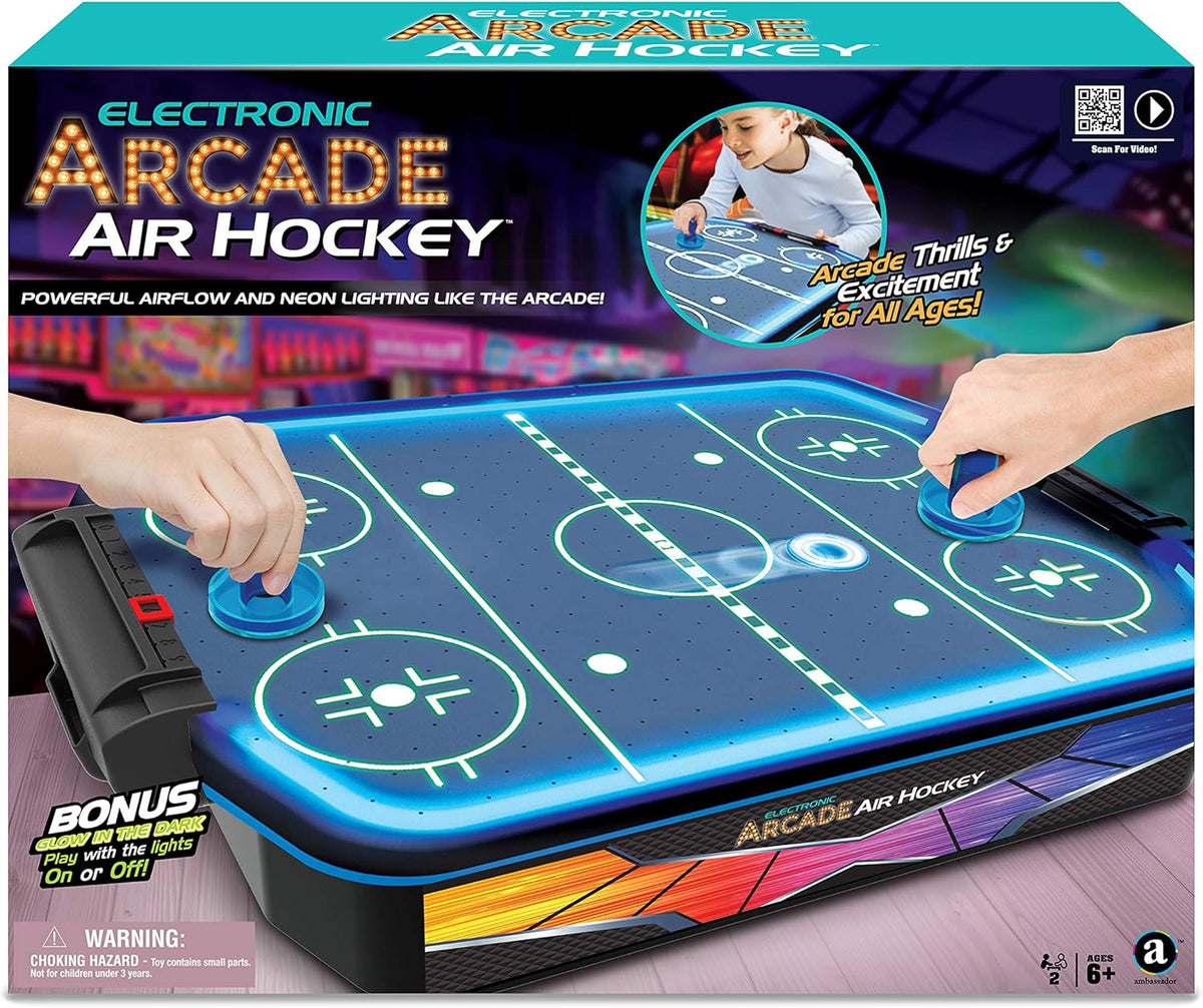 Electronic Arcade Air Hockey - Hyper Neon Series