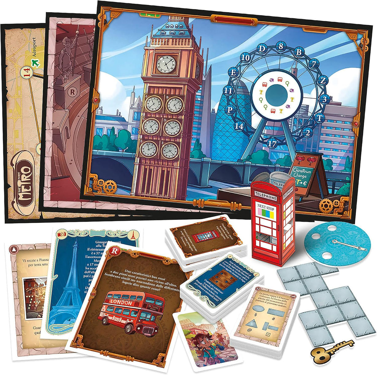 Unlock the door - City, board game