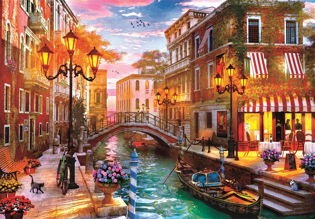 Puzzle 500 Pieces Collection, Sunset Over Venice
