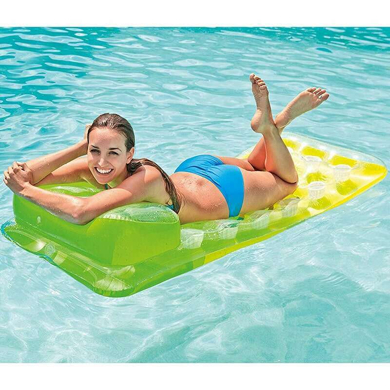Beach Lounges 18-Pocket 188*71Cm Floater inflatables Beach Lounges 18-Pocket 188*71Cm Floater Beach Lounges 18-Pocket 188*71Cm Floater Intex