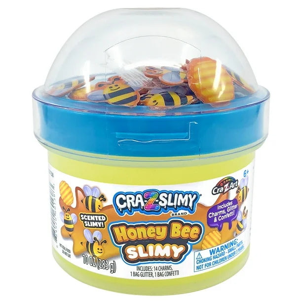 Slimy Topper Jars Power Multicolored - Pre Made Fluffy Slime