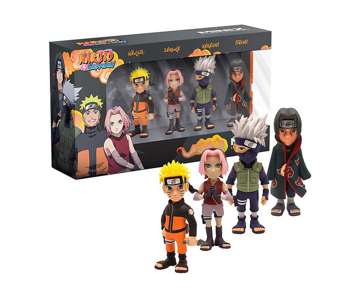 Pack 4 figures - Naruto Shippuden (Naruto, Kakashi, Itachi, Sakura) Action Figures Pack 4 figures - Naruto Shippuden (Naruto, Kakashi, Itachi, Sakura) Pack 4 figures - Naruto Shippuden (Naruto, Kakashi, Itachi, Sakura) Minix