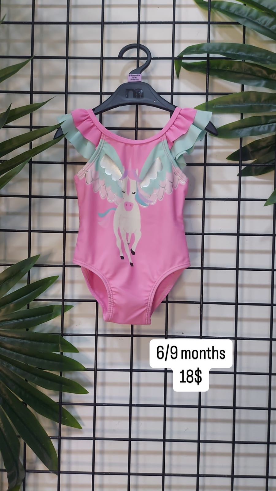 Enchanted Unicorn Flutter-Sleeve Swimsuit
