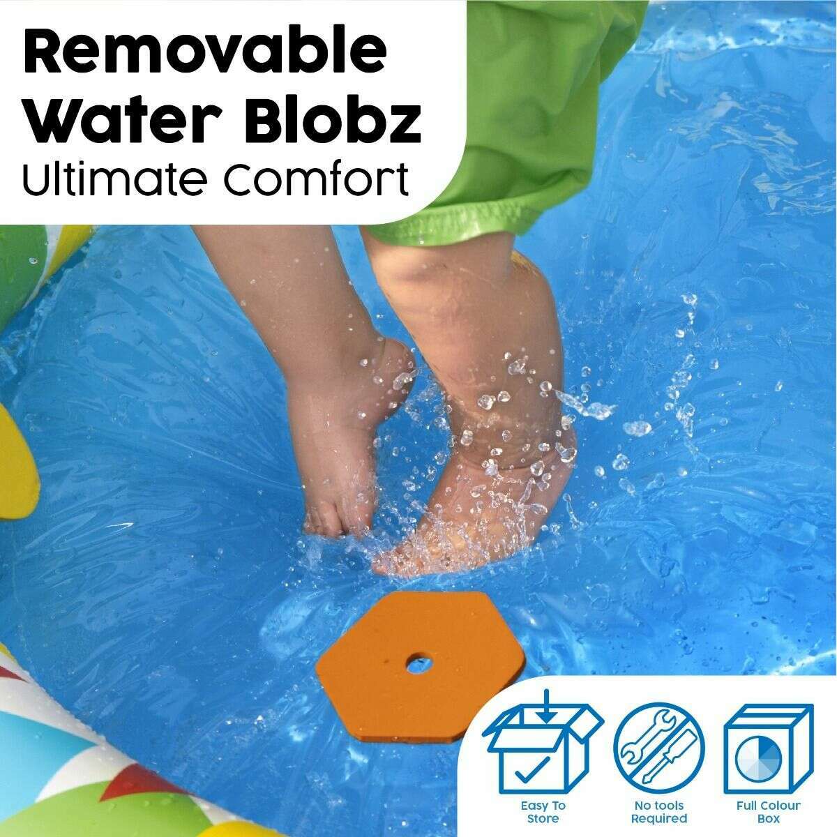 Splash & Learn Kids Paddling Pool Kids Inflatables Splash & Learn Kids Paddling Pool Splash & Learn Kids Paddling Pool Bestway