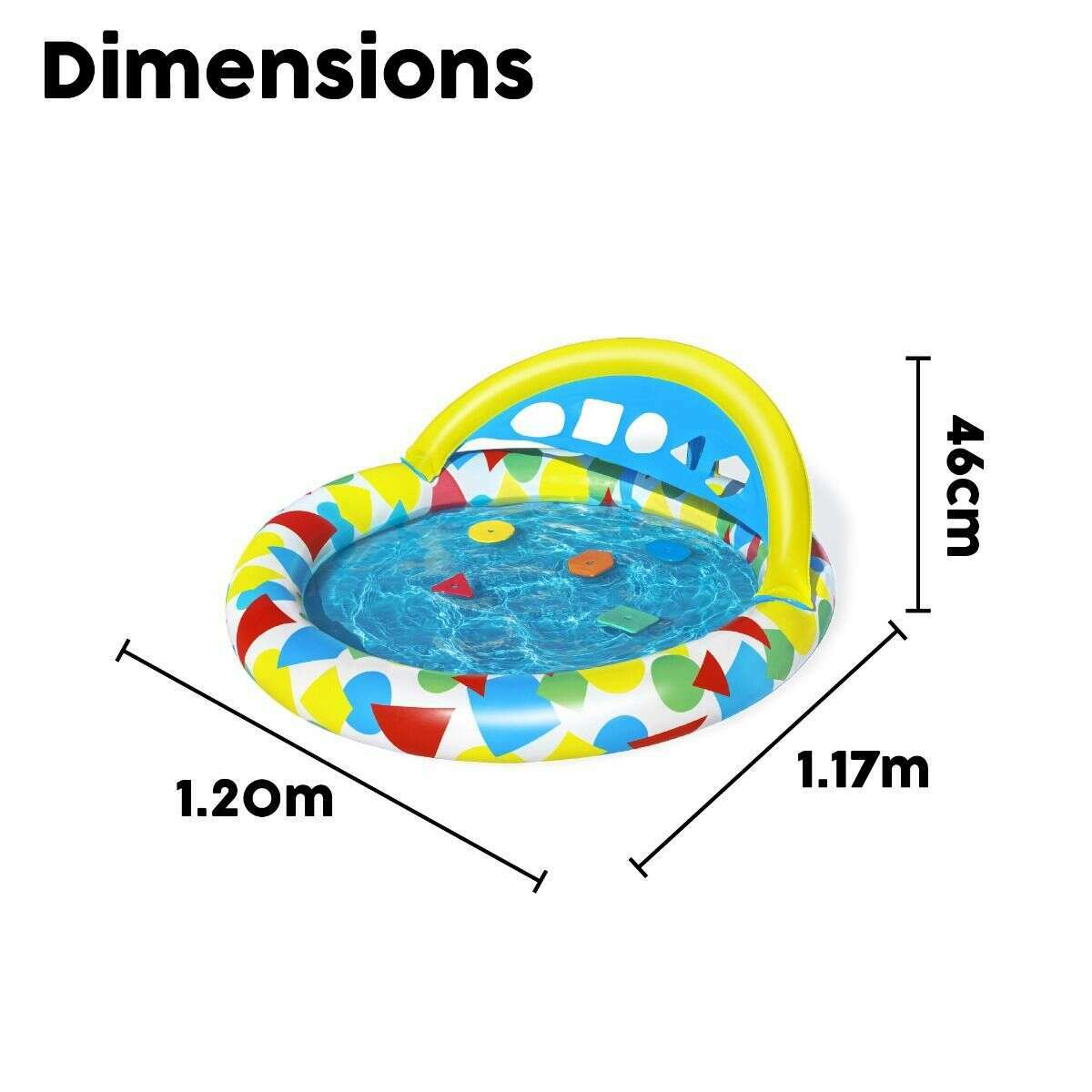 Splash & Learn Kids Paddling Pool Kids Inflatables Splash & Learn Kids Paddling Pool Splash & Learn Kids Paddling Pool Bestway