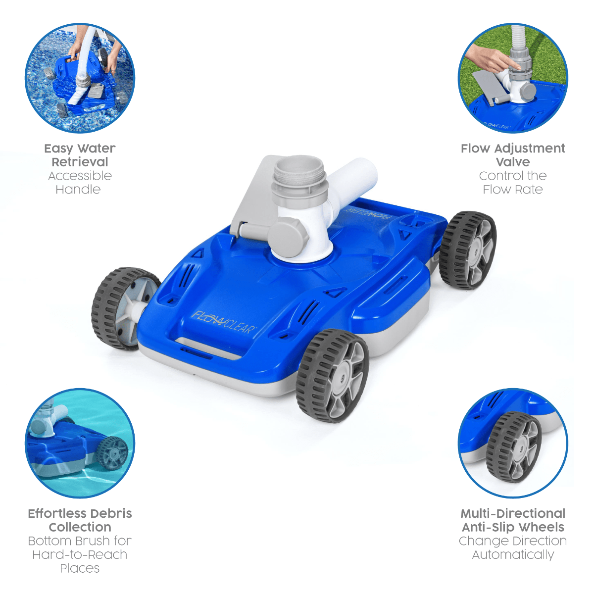 FlowClear AquaDrift Automatic Above Ground Pool Vacuum Cleaner pool cleaner FlowClear AquaDrift Automatic Above Ground Pool Vacuum Cleaner FlowClear AquaDrift Automatic Above Ground Pool Vacuum Cleaner Bestway
