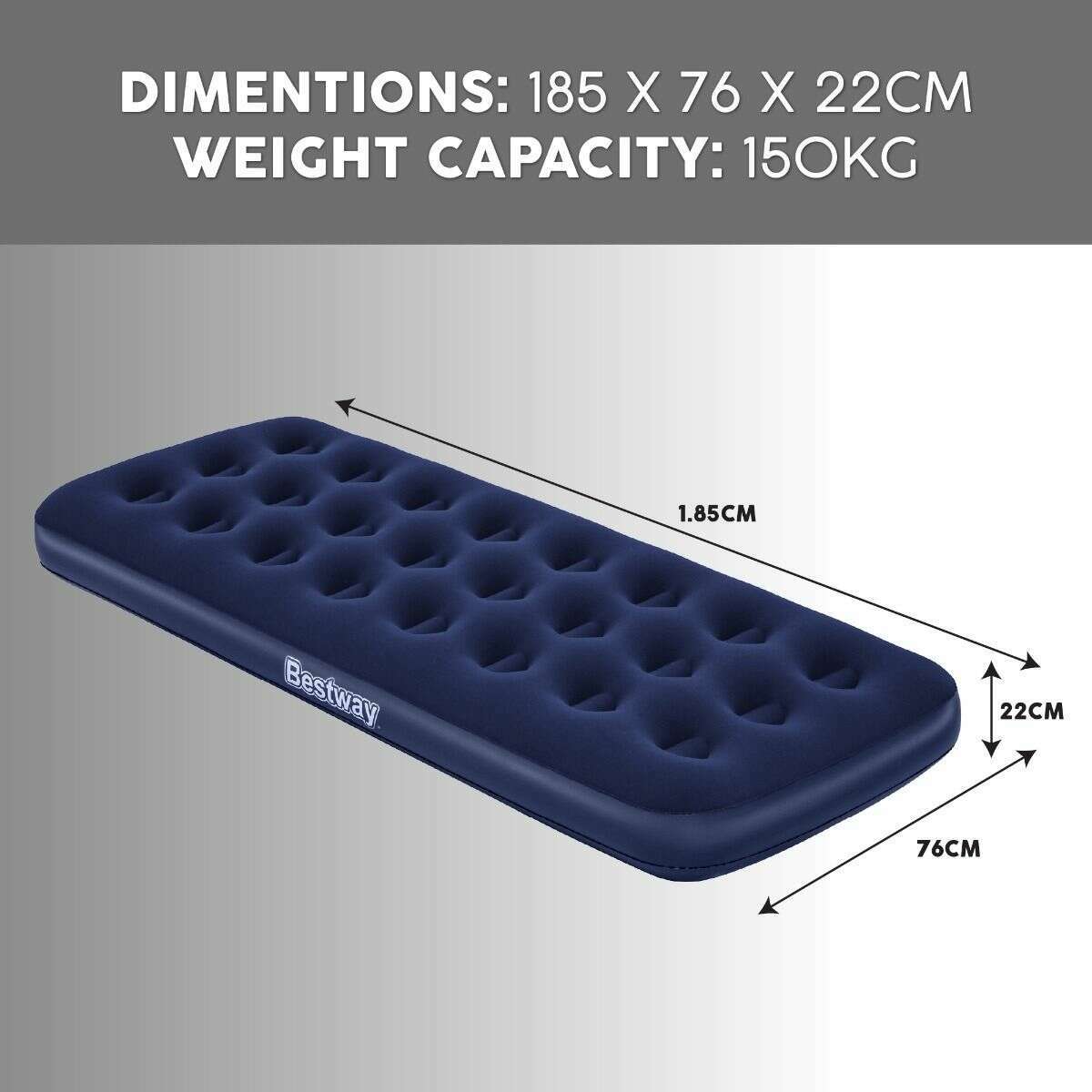 Air Mattress - 4 Sizes Available Air Bed Air Mattress - 4 Sizes Available Air Mattress - 4 Sizes Available Bestway