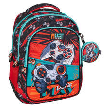 School Backpack Elementary Let's Play 3 cases