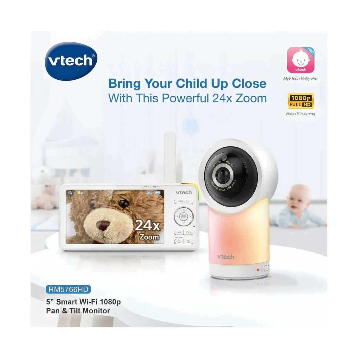 Smart Video Baby Monitor Baby Monitors Smart Video Baby Monitor Smart Video Baby Monitor Vtech