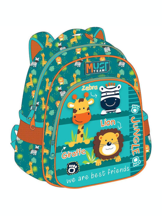 BACKPACK  27Χ10Χ31 2CASES Jungle Animals