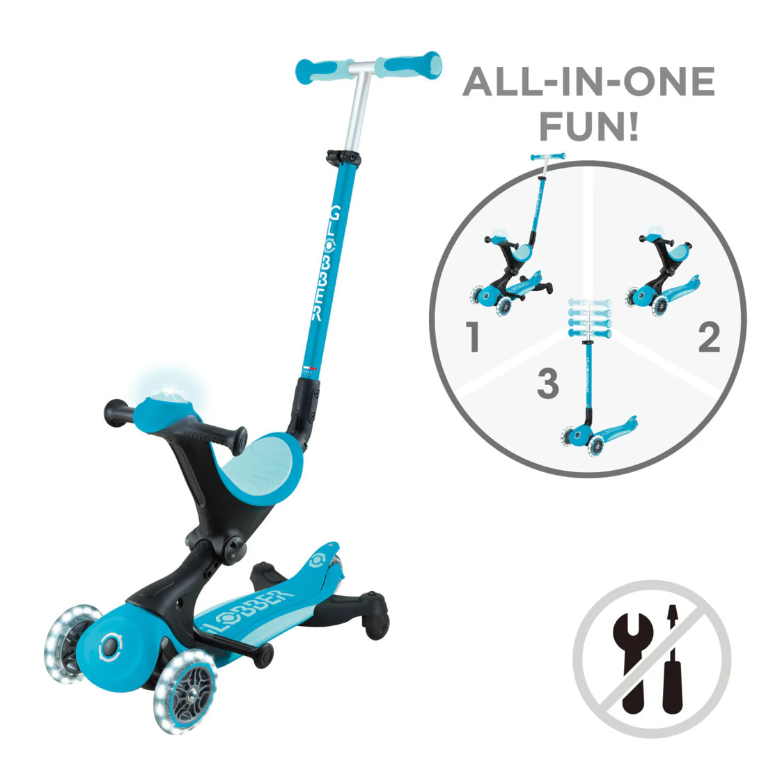 GO•UP ACTIVE LIGHTS 360° - AQUA