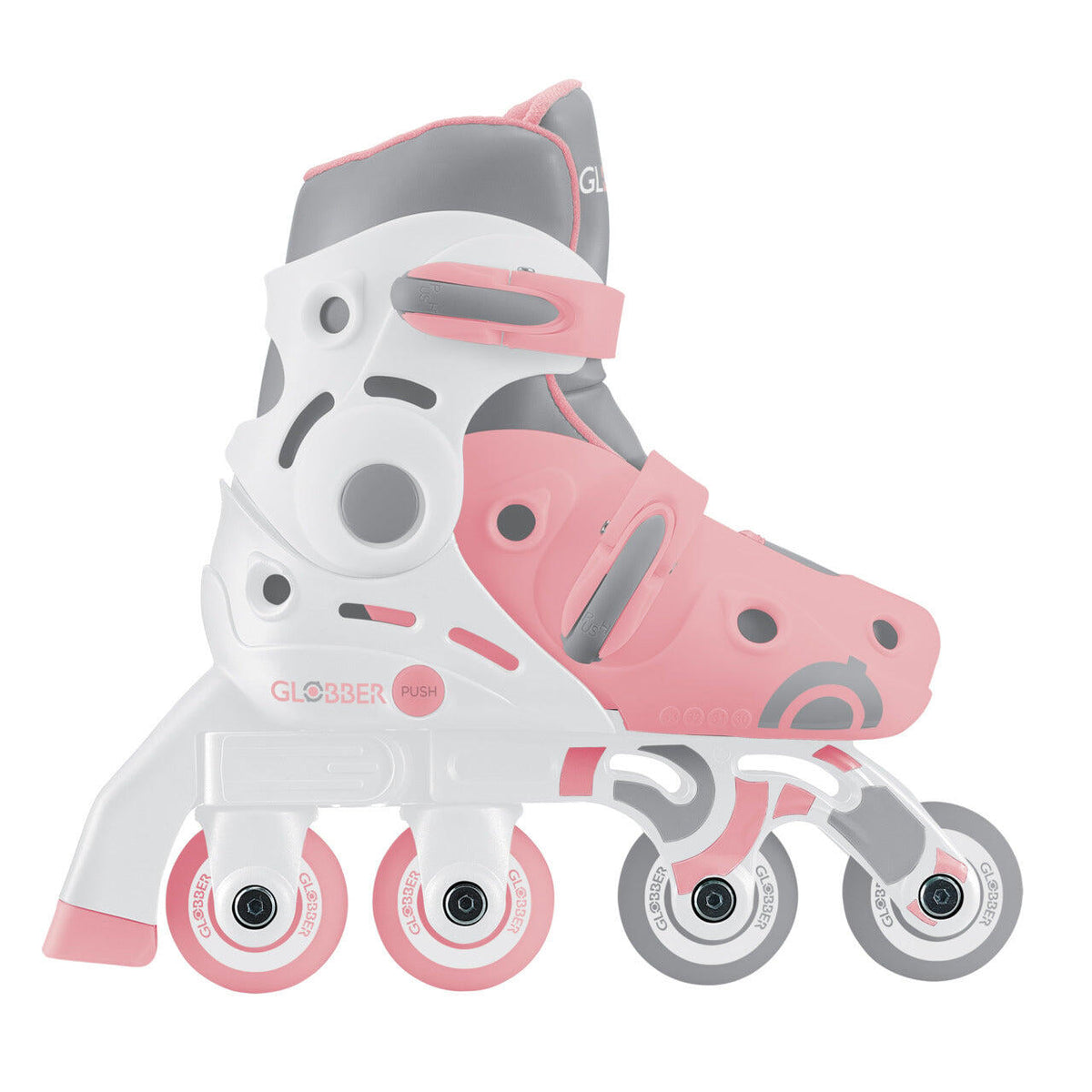 2 in 1 Skates For Kids - Pastel Pink