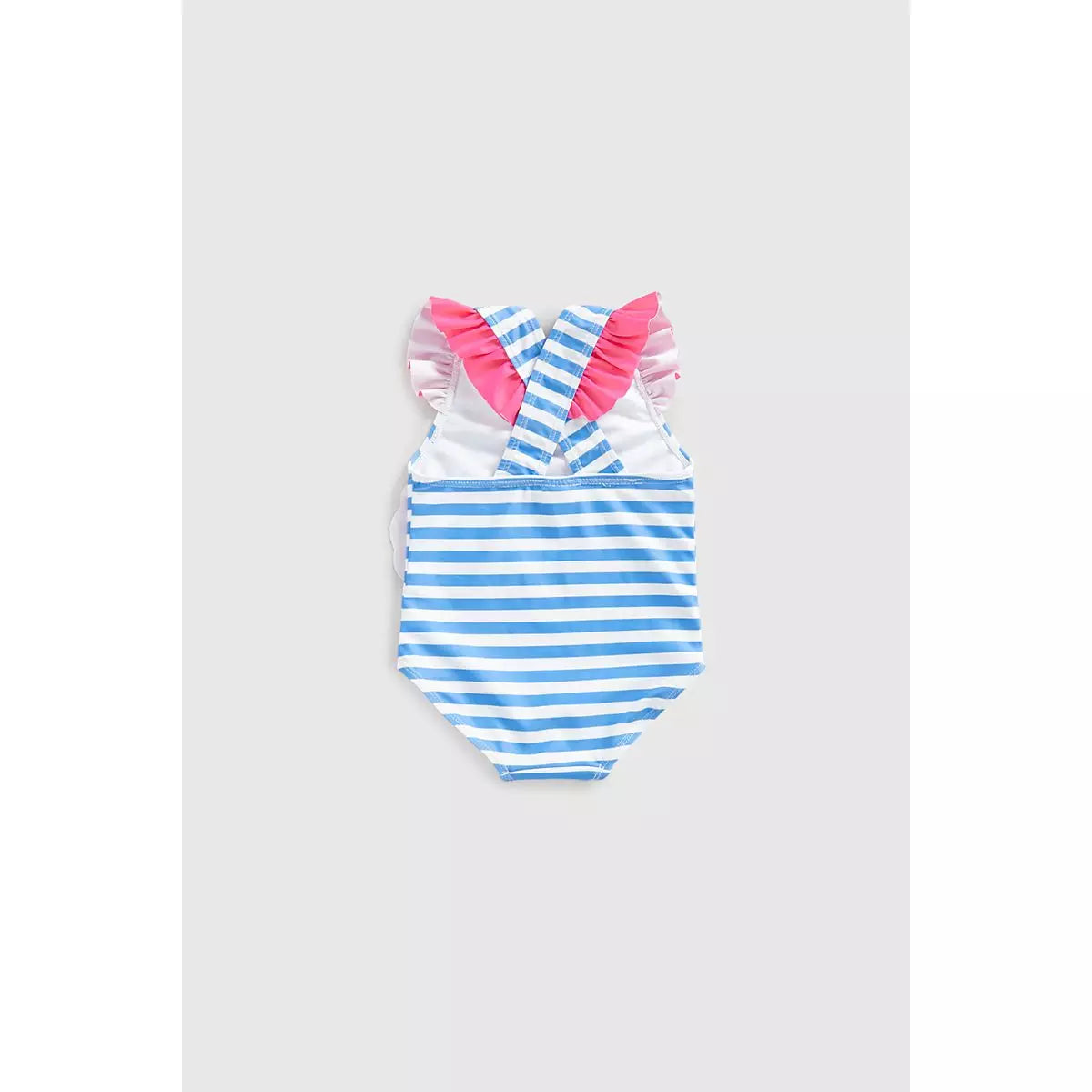 Tropical Flamingo Flutter-Sleeve Swimsuit