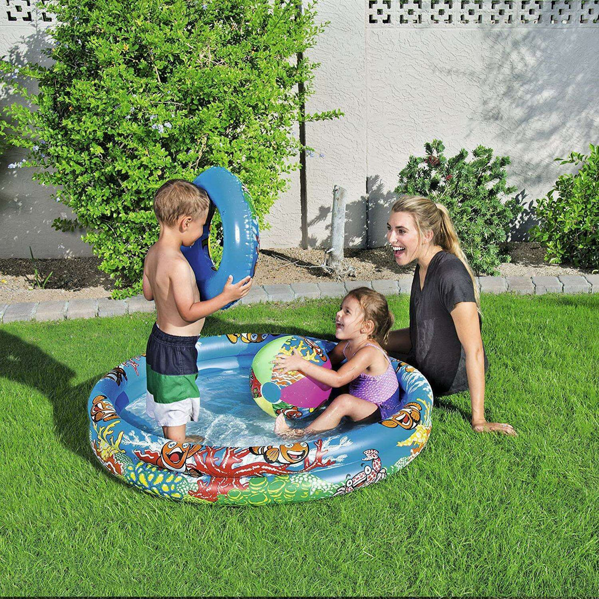 Play Pool Set 122x20cm Kids Inflatables Play Pool Set 122x20cm Play Pool Set 122x20cm Bestway