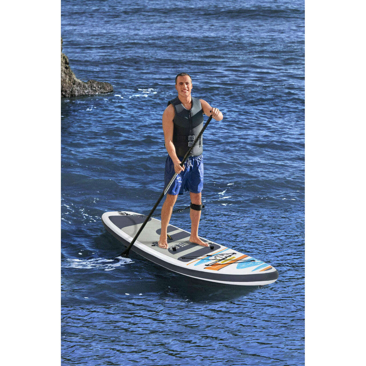 Hydroforce White Cap SUP Stand Up Surf Boards Hydroforce White Cap SUP Stand Up Hydroforce White Cap SUP Stand Up Bestway