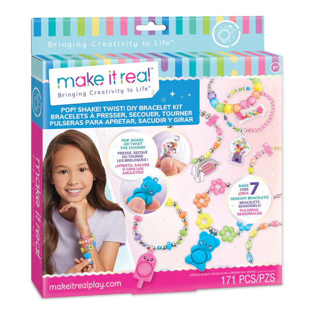 Pop! Shake! Twist! DIY Bracelet Kit Toys Pop! Shake! Twist! DIY Bracelet Kit Pop! Shake! Twist! DIY Bracelet Kit MAKE IT REAL
